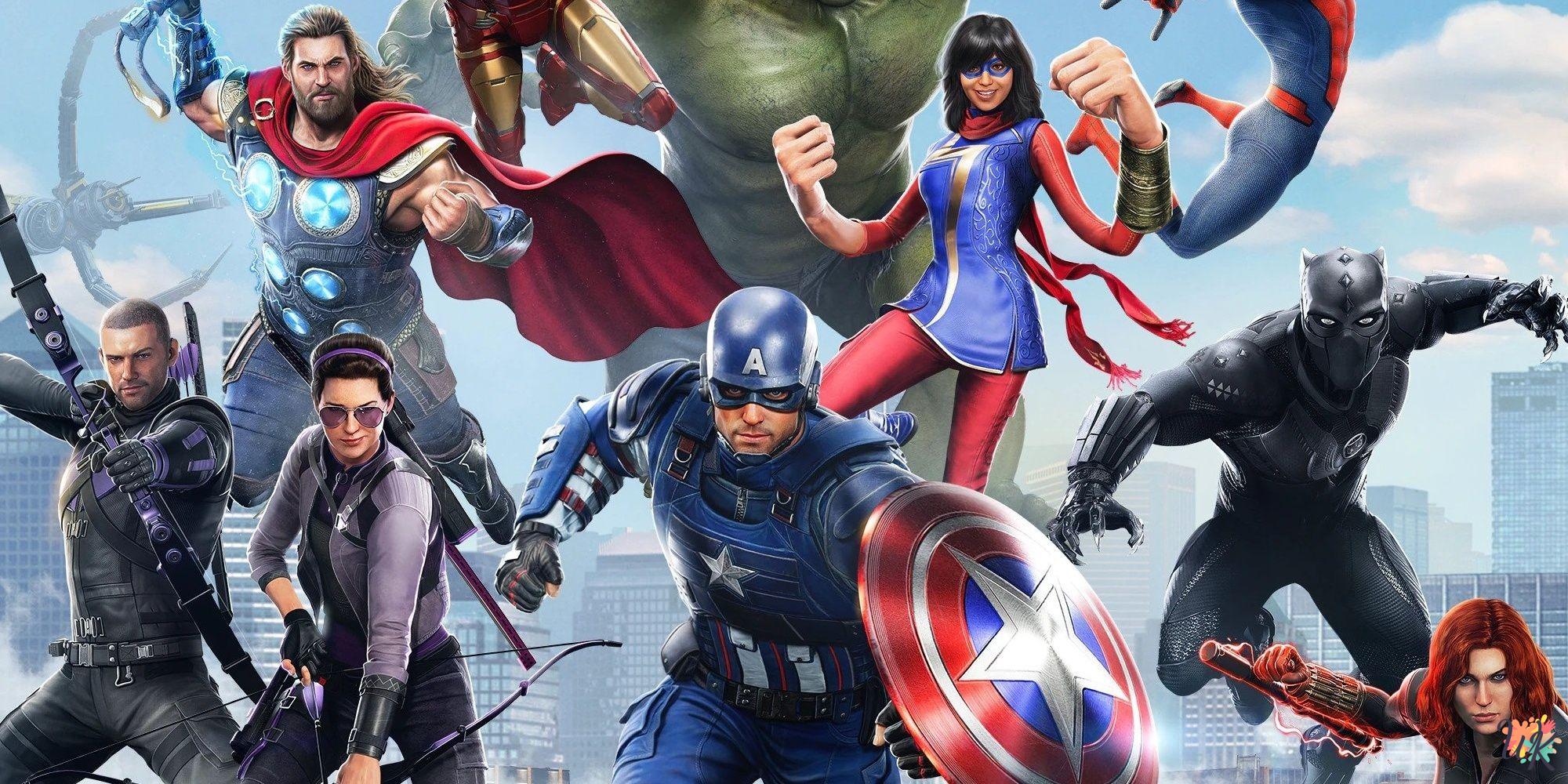 Marvel Avengers Coloring Pages 1 Marvel Avengers Coloring Pages