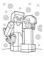78 Minecraft Coloring Pages For Kids - ColoringPagesWK