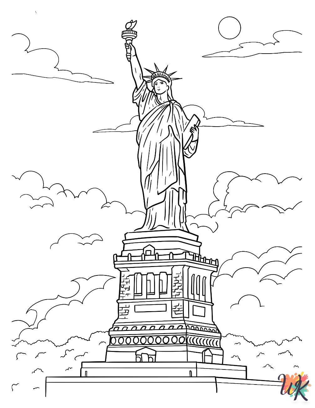 New York City Coloring Page — Reference 7 New York City Coloring Page — Reference 7
