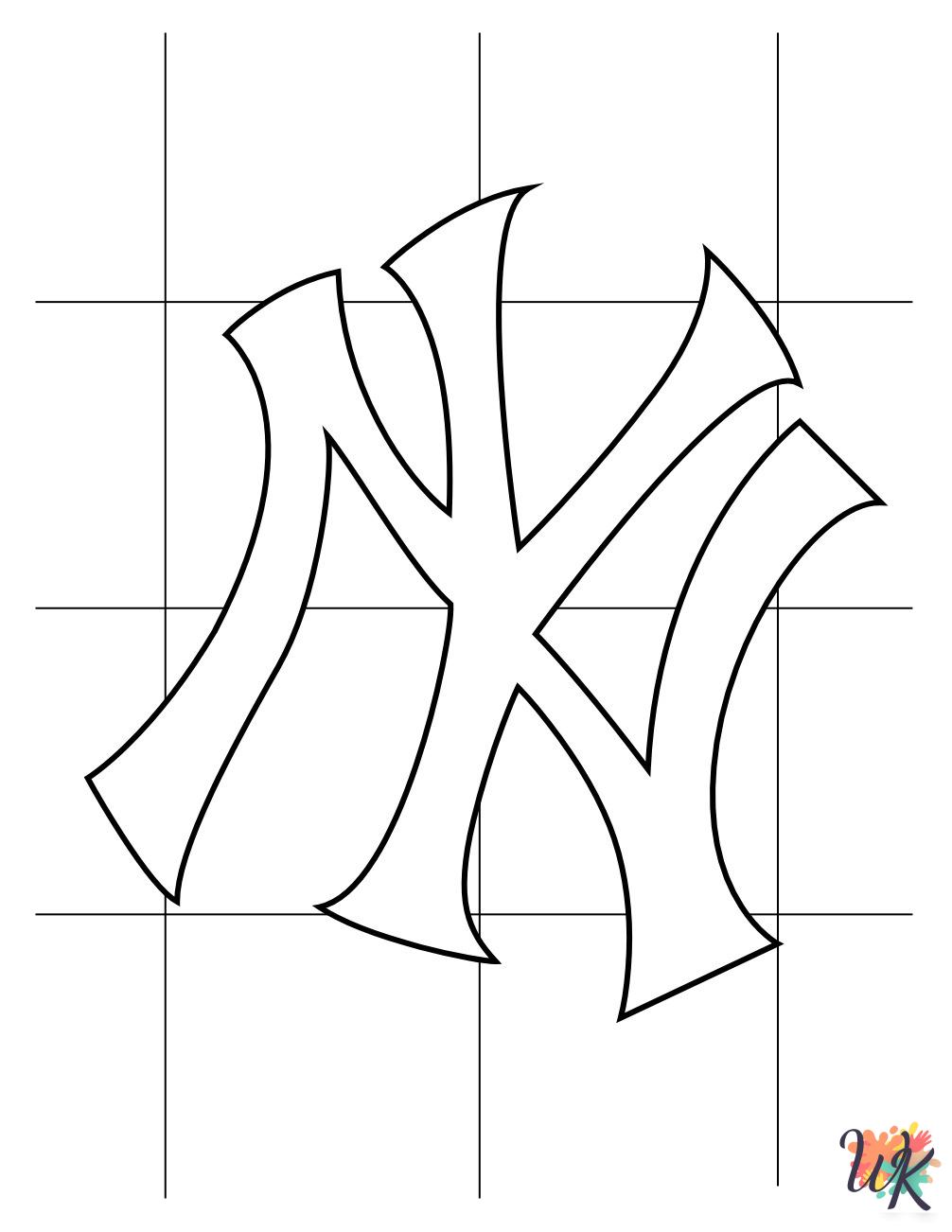 free New York coloring pages pdf