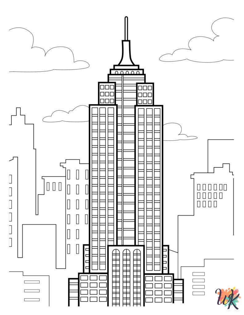 20 New York Coloring Pages For Kids - ColoringPagesWK