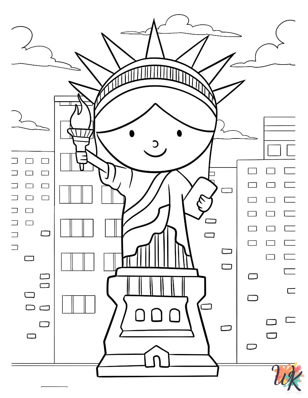 20 New York Coloring Pages For Kids - ColoringPagesWK