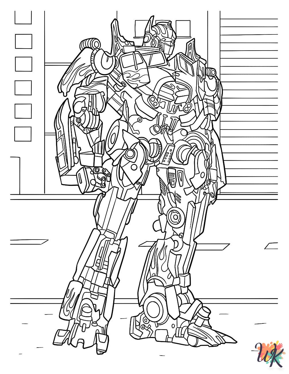 adult Optimus Prime coloring pages