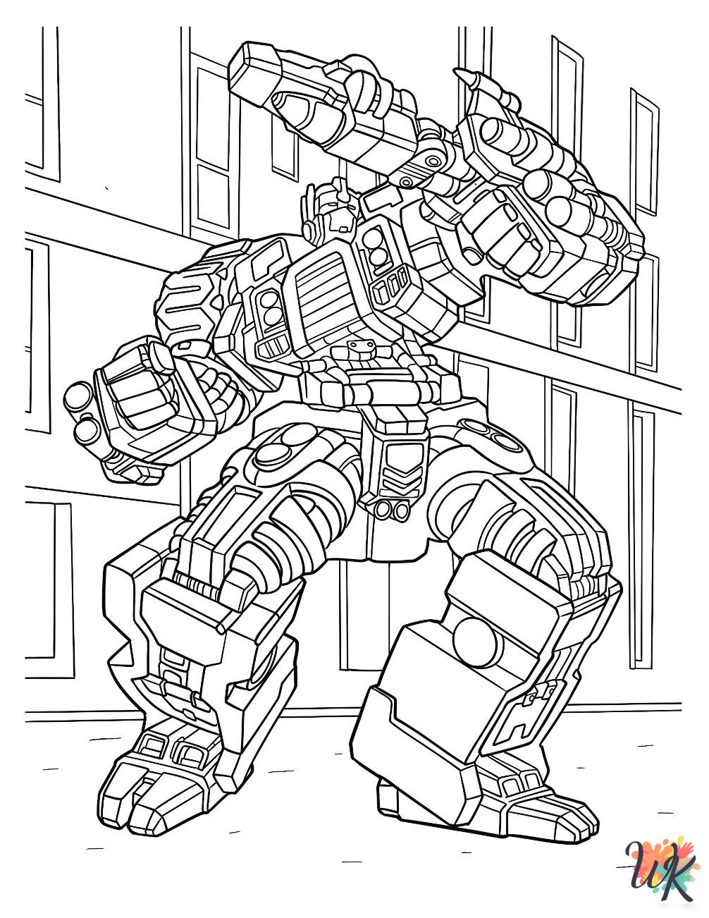 grinch cute Optimus Prime coloring pages