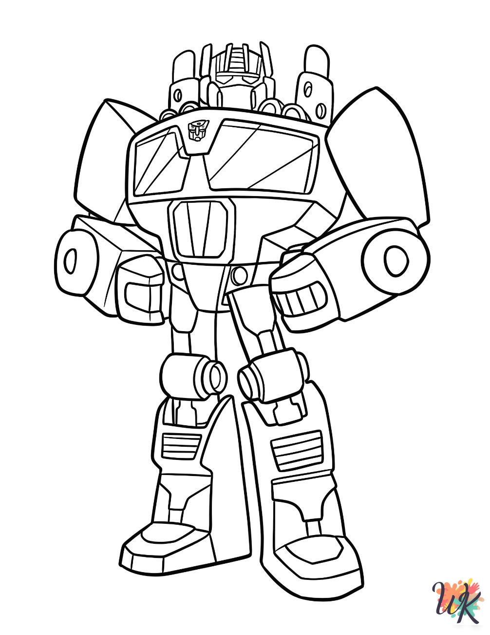 Optimus Prime free coloring pages
