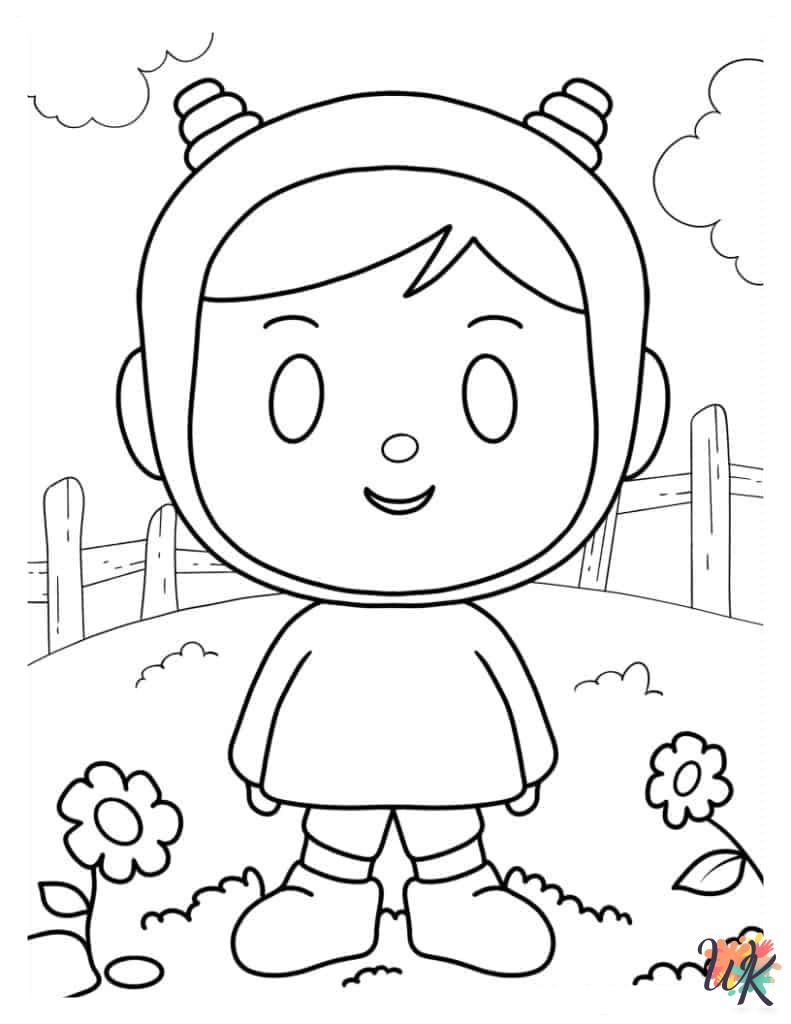 coloring pages for Pocoyo