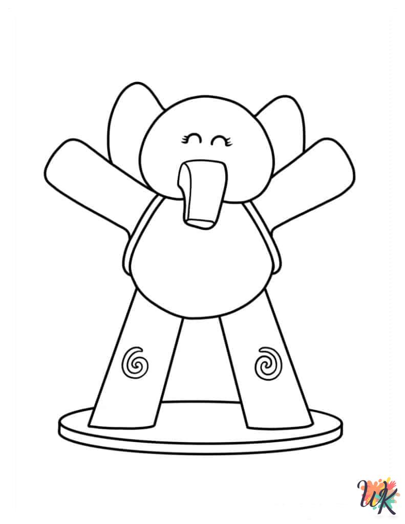 adult coloring pages Pocoyo