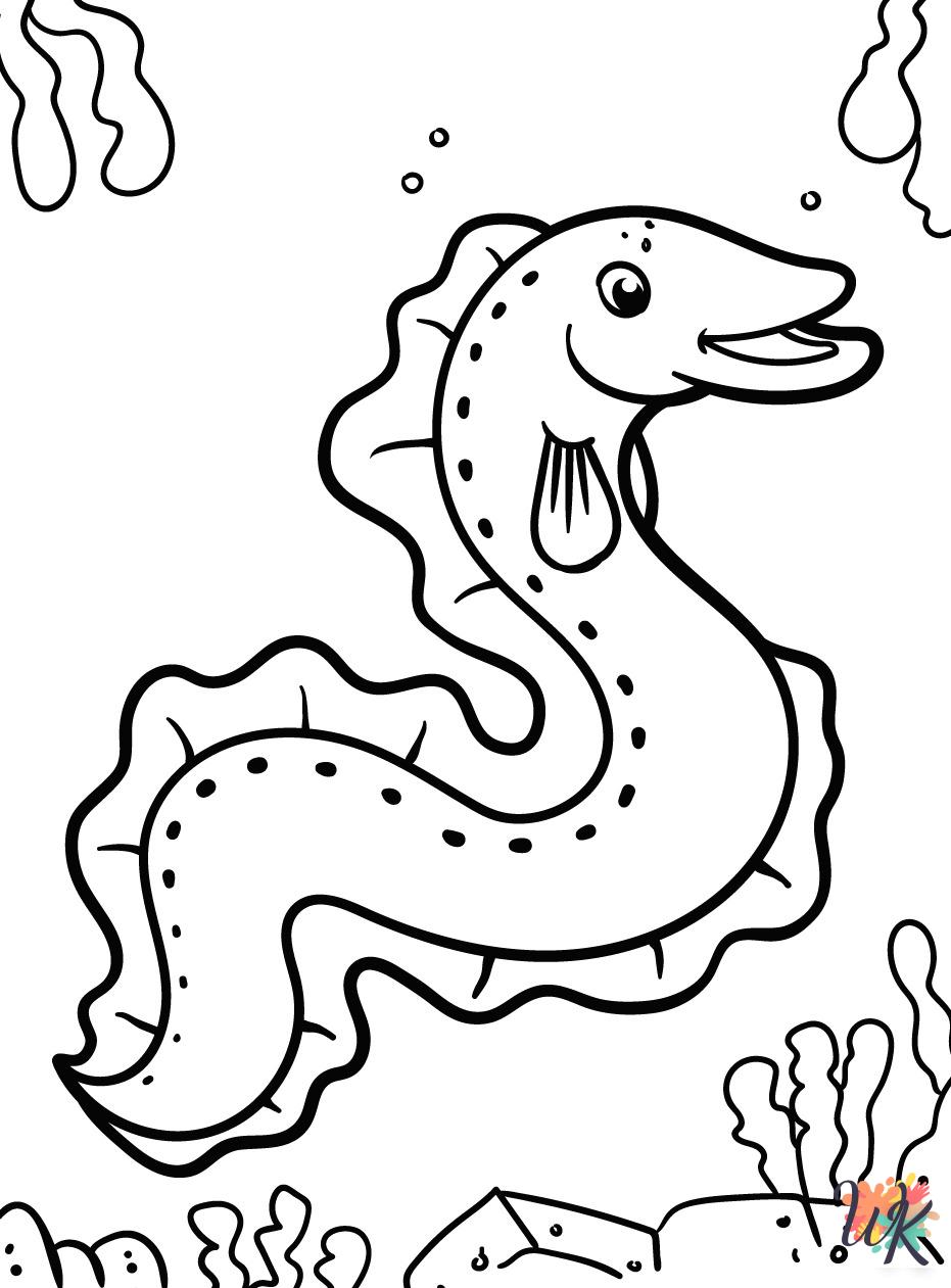 fun Sea Creature coloring pages 1