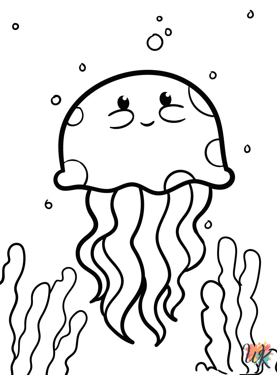 free Sea Creature coloring pages for adults