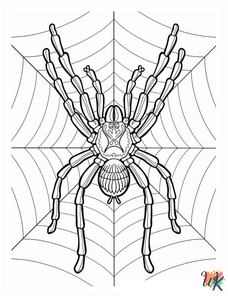 grinch cute Spider coloring pages
