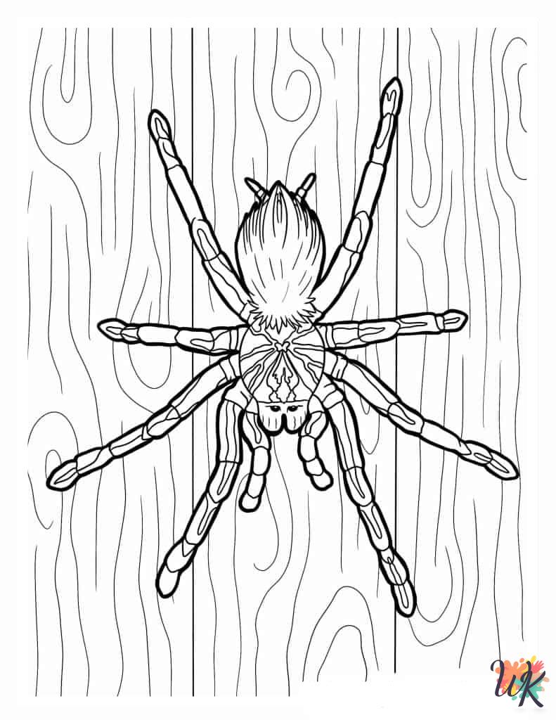 grinch cute Spider coloring pages 1