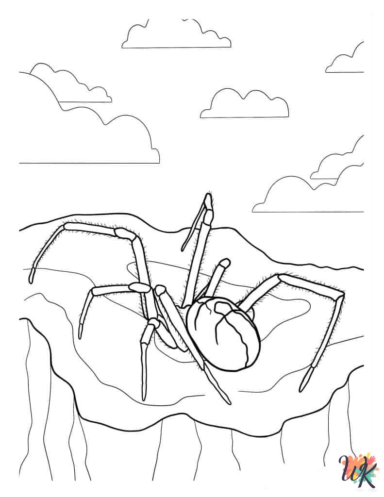 printable Spider coloring pages
