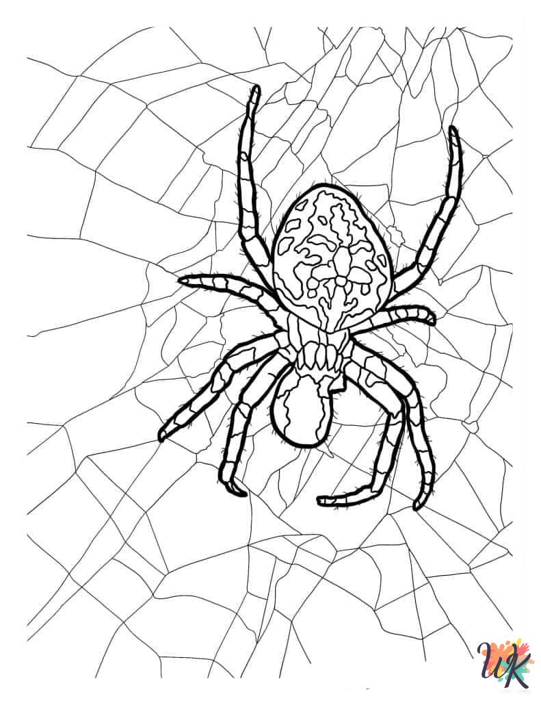 coloring Spider pages