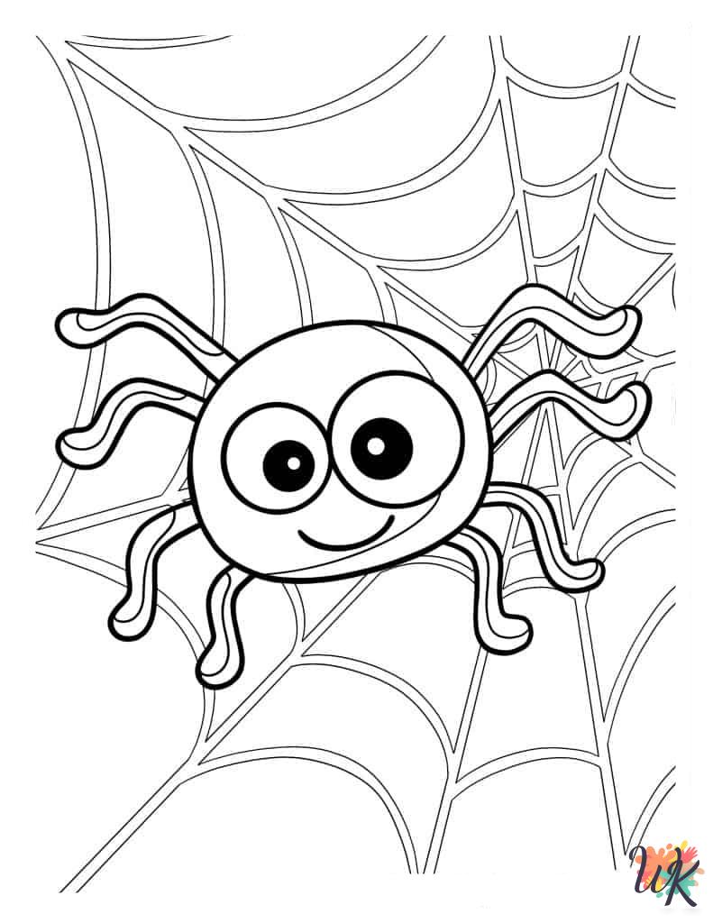 adult coloring pages Spider