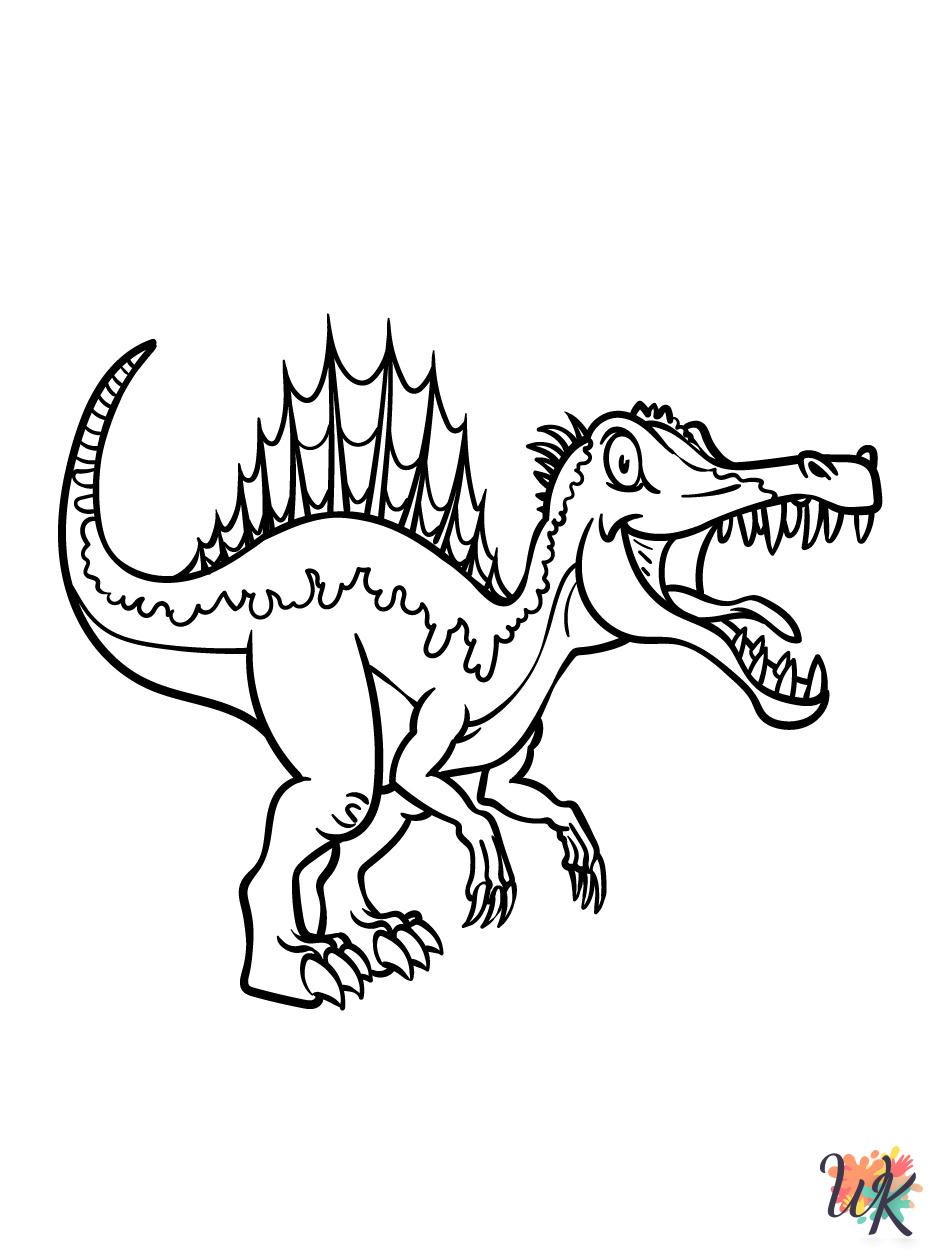 free Spinosaurus printable coloring pages