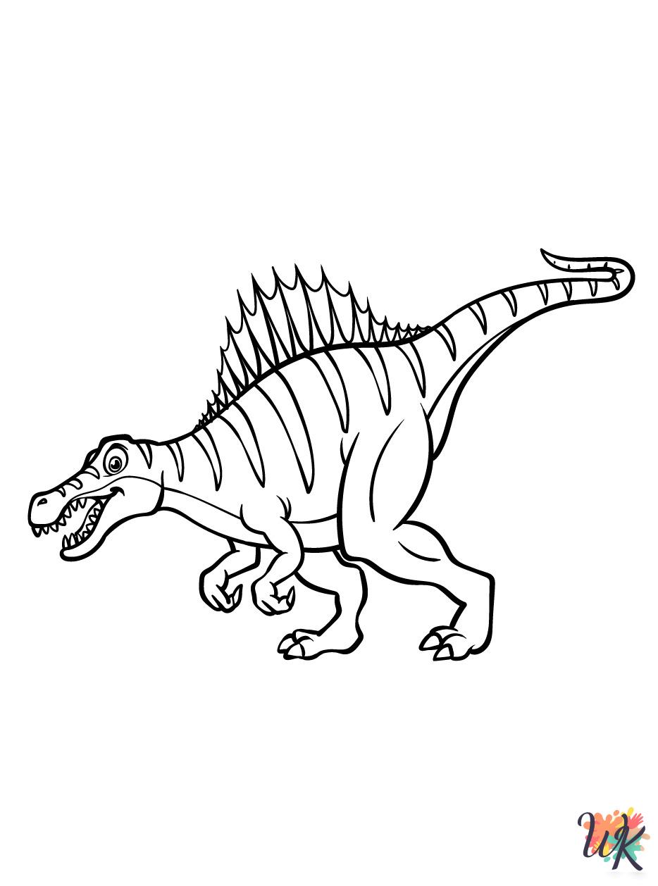 grinch Spinosaurus coloring pages