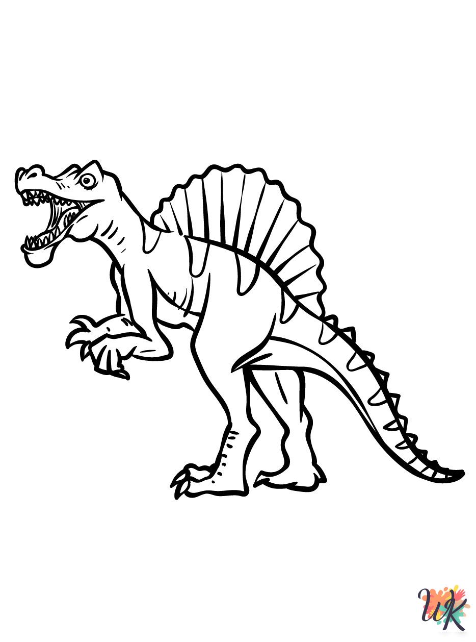 Spinosaurus coloring pages printable