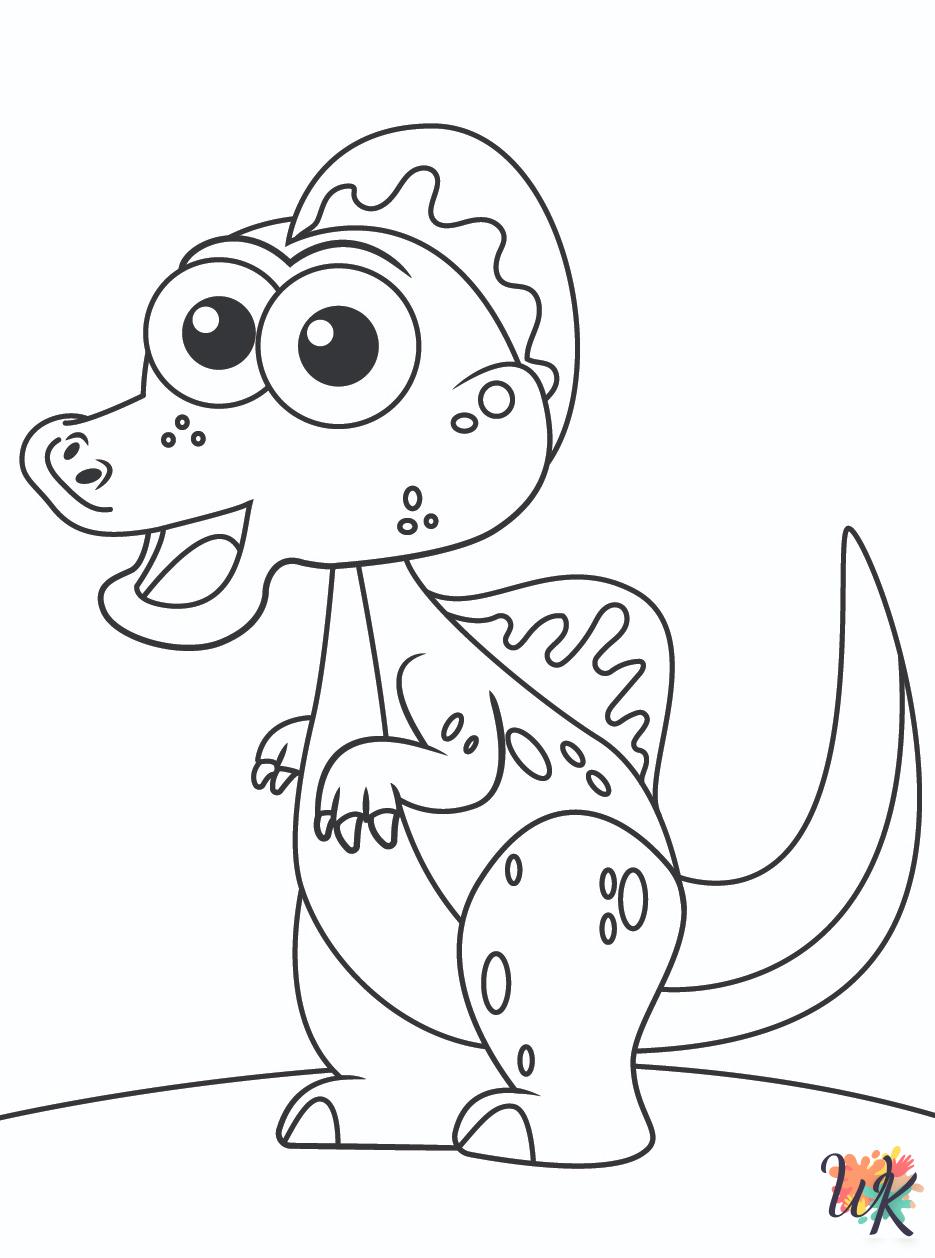 cute Spinosaurus coloring pages