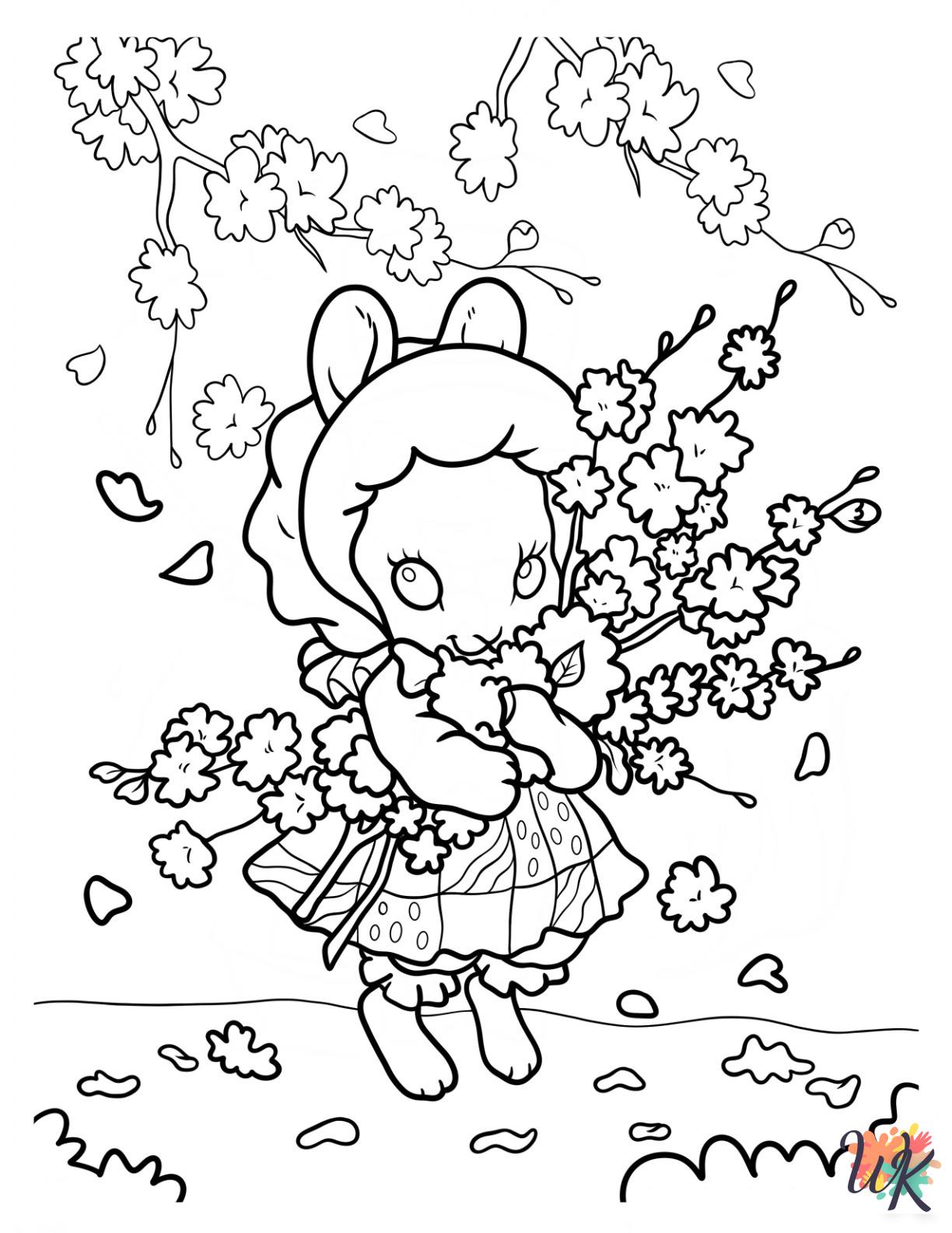 free Spring tree coloring pages