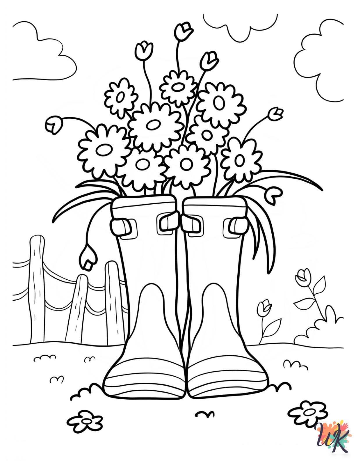 hard Spring coloring pages