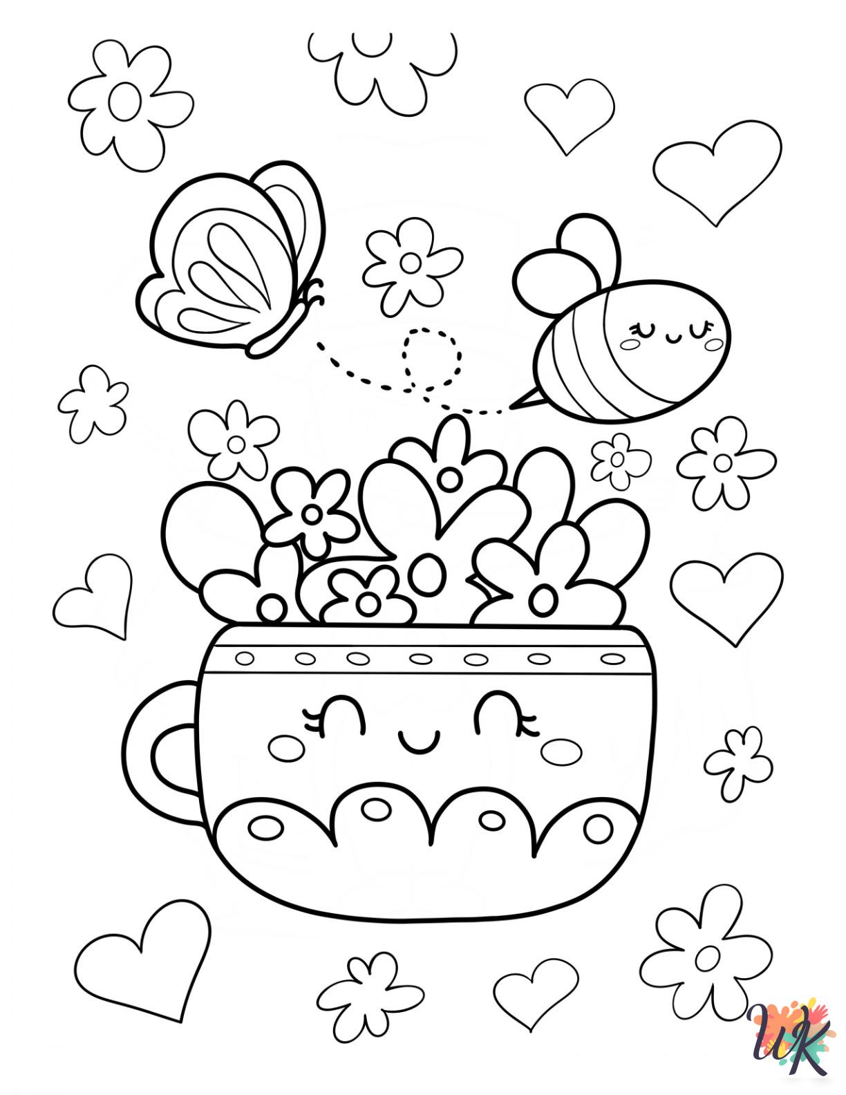 adult Spring coloring pages