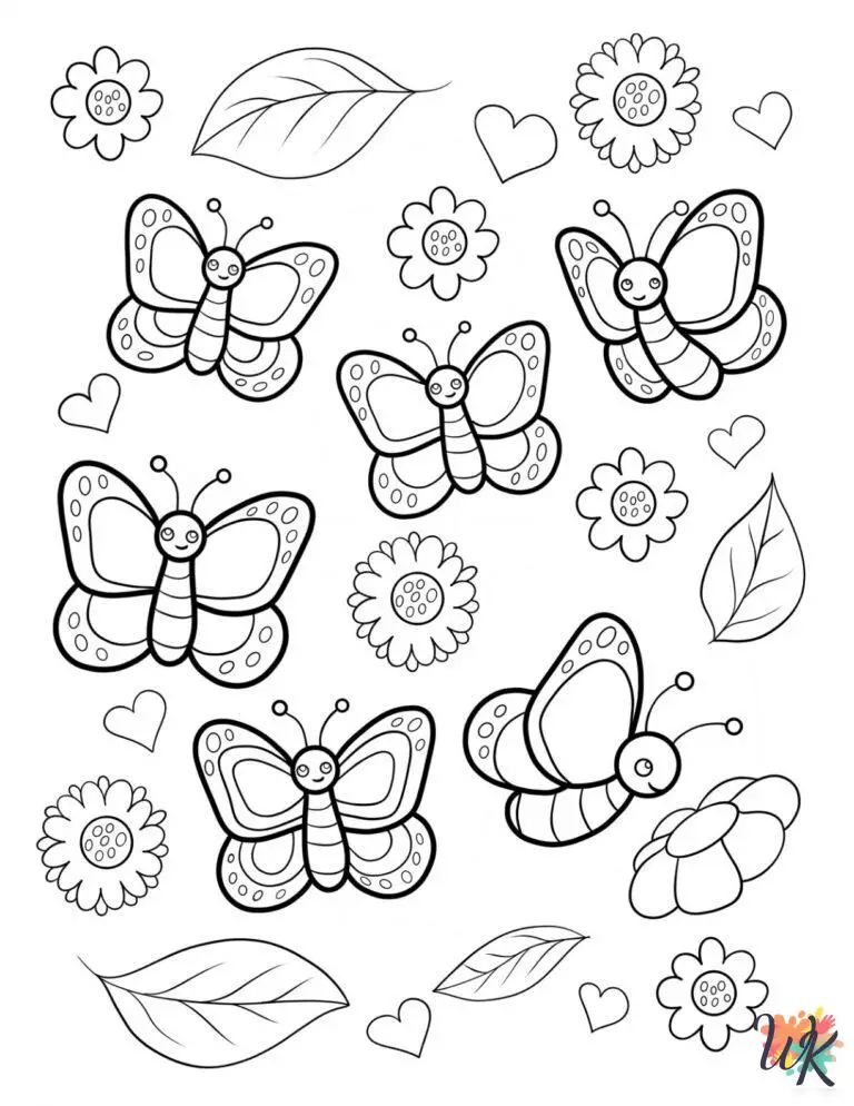 35 Spring Coloring Pages For Kids - ColoringPagesWK.xom