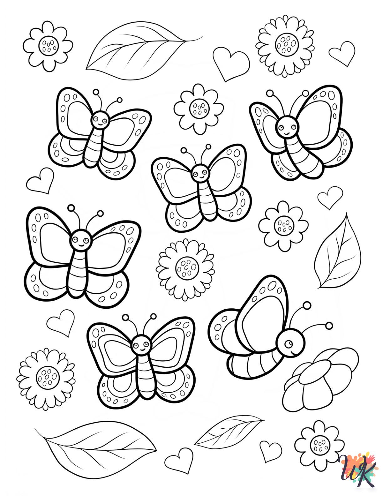 detailed Spring coloring pages for adults