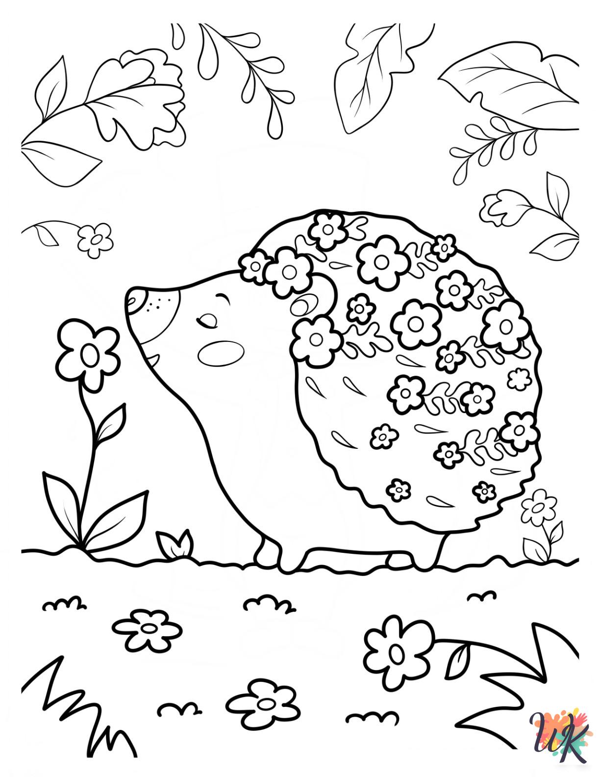 Spring coloring pages pdf