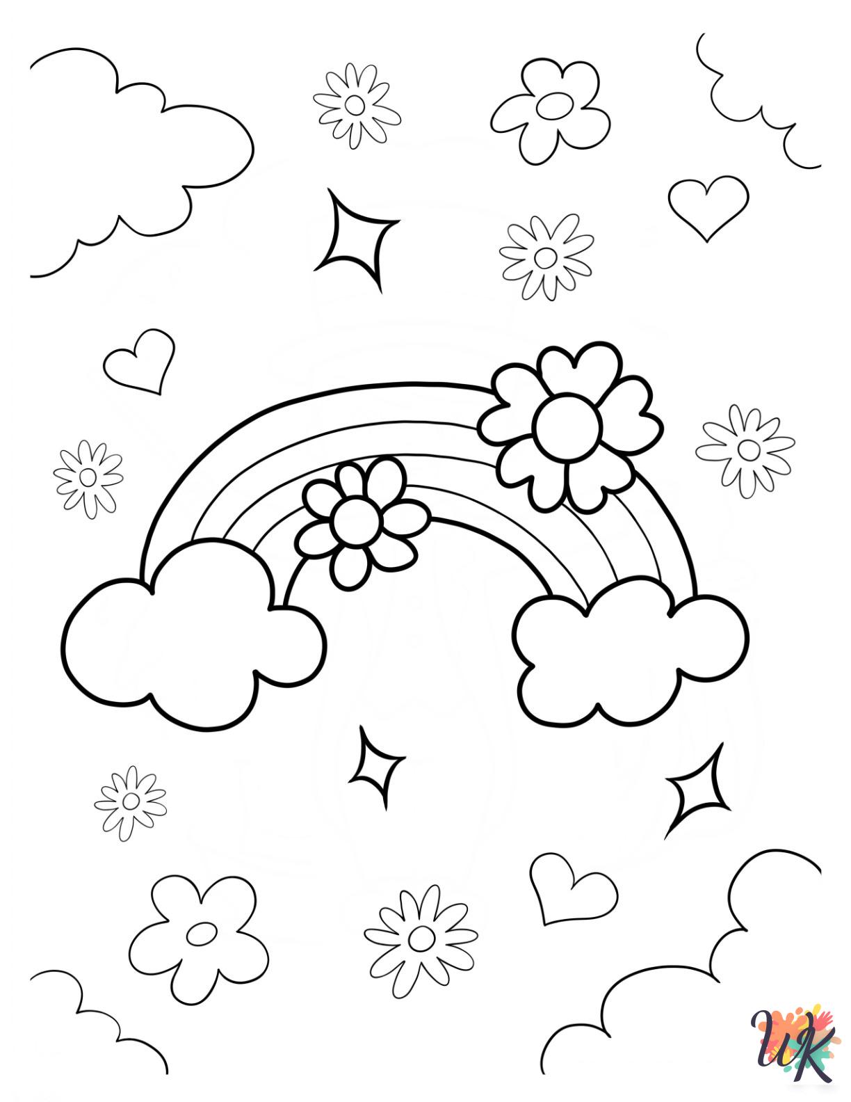 Spring coloring book pages
