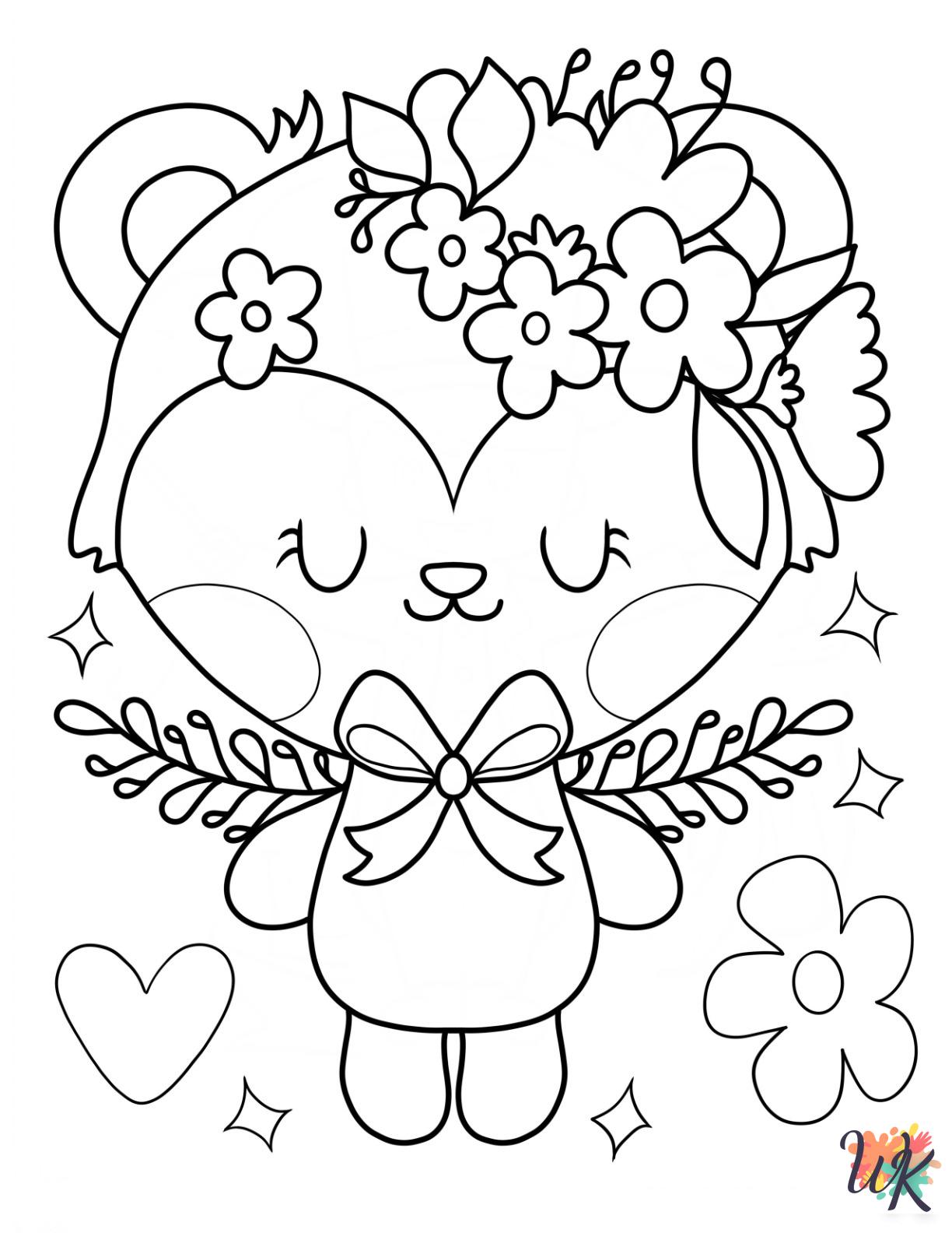 printable Spring coloring pages for adults