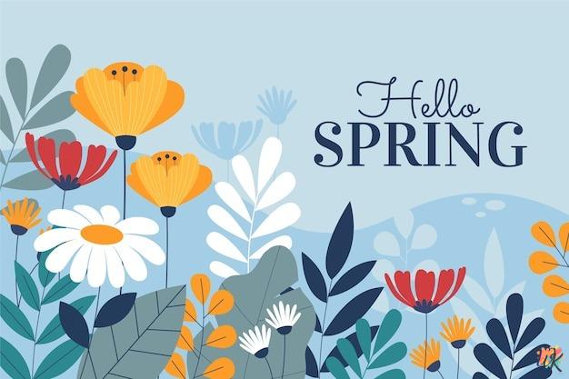 Spring Coloring Pages 1 Spring Coloring Pages