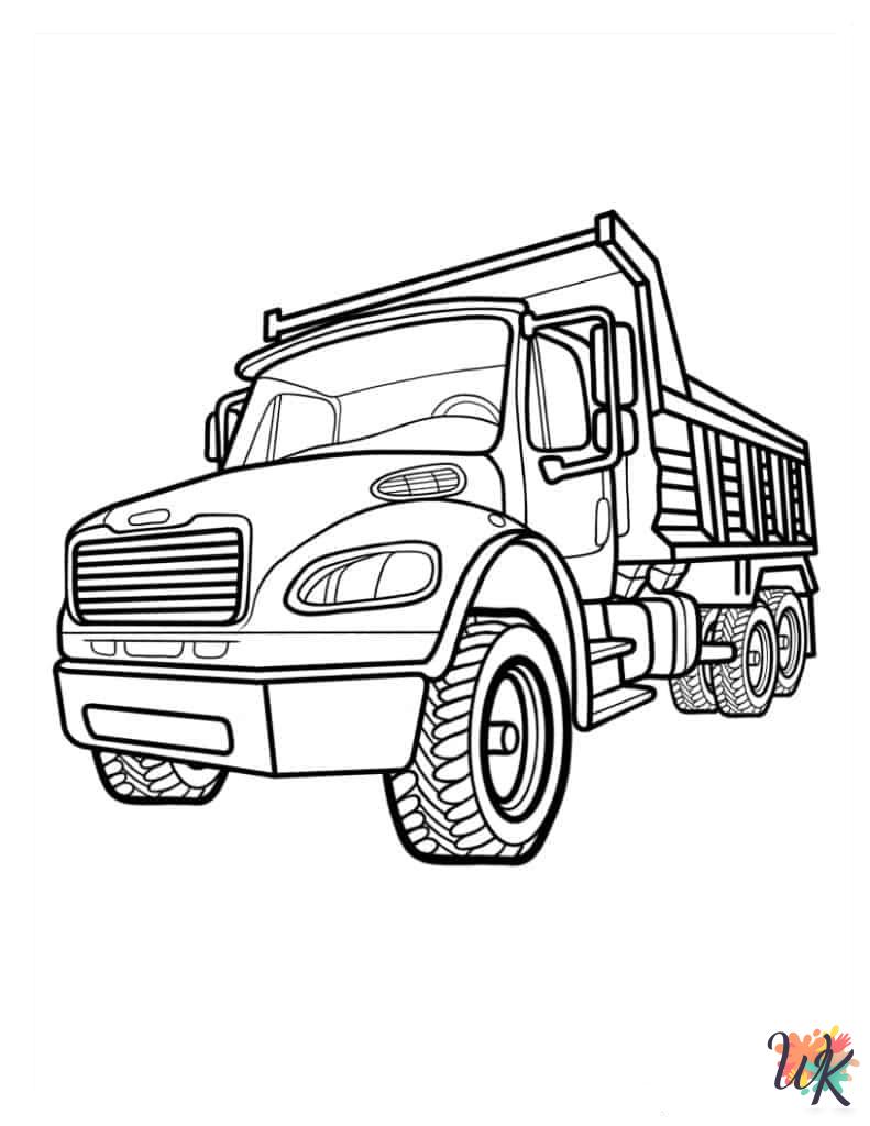 Truck Coloring Pages 10