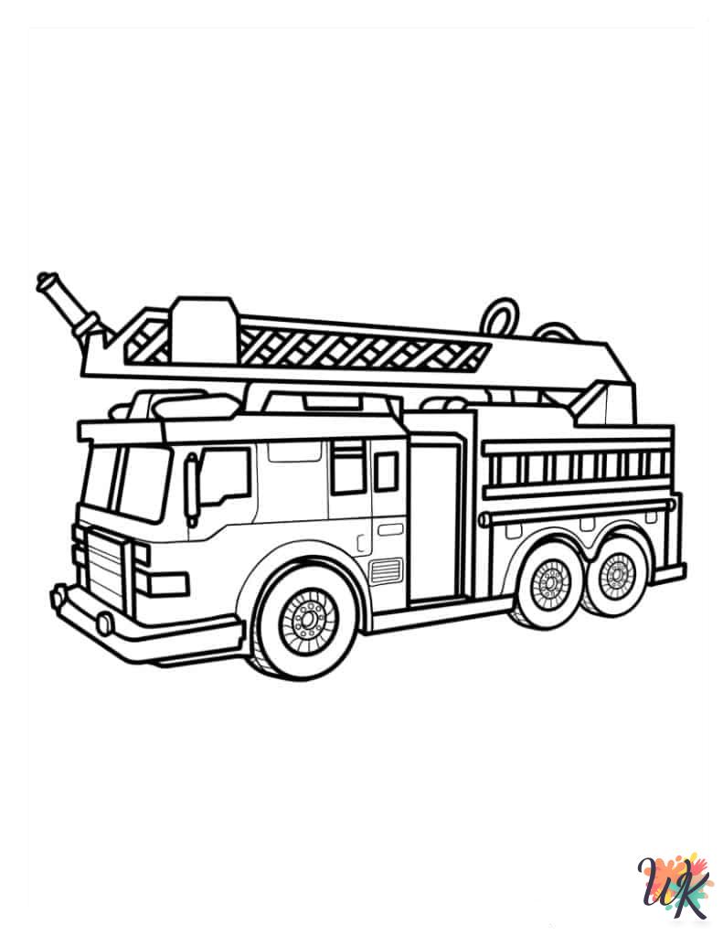 Truck Coloring Pages 12
