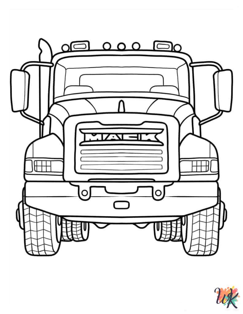 Truck Coloring Pages 15