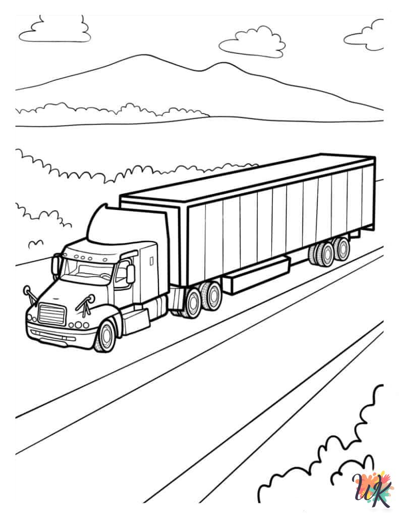 Truck Coloring Pages 18
