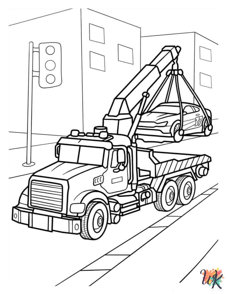 Truck coloring pages grinch