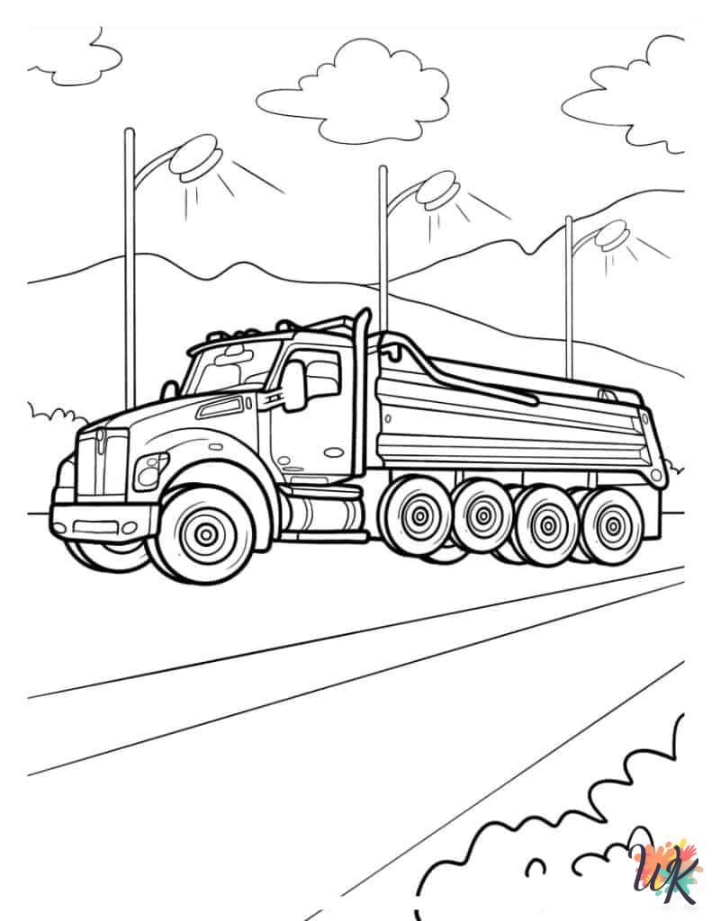 adult coloring pages Truck