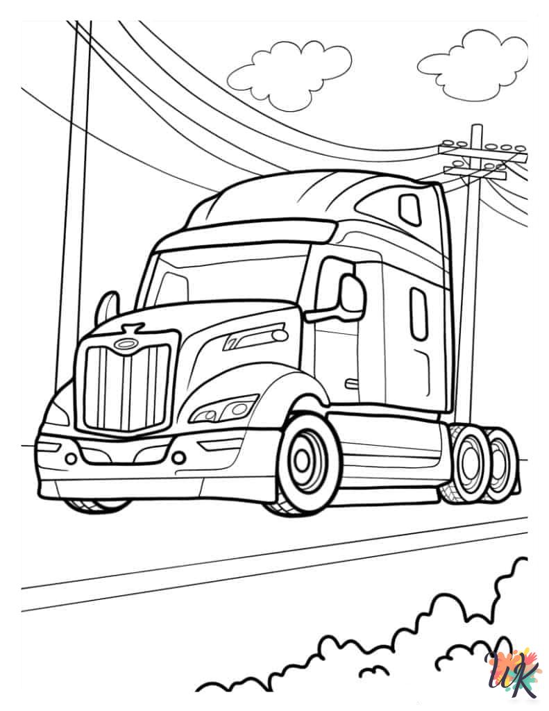 Truck Coloring Pages 21