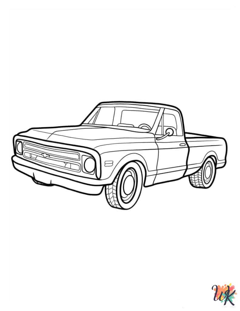 Truck coloring pages printable
