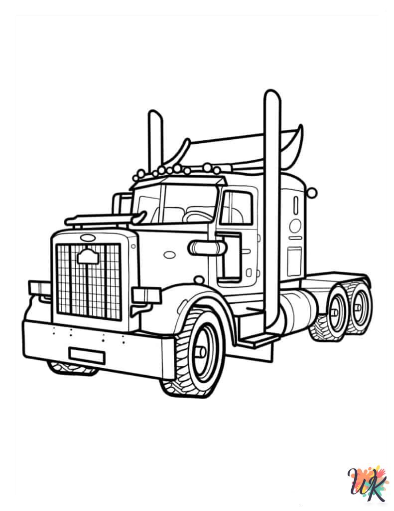 Truck Coloring Pages 26