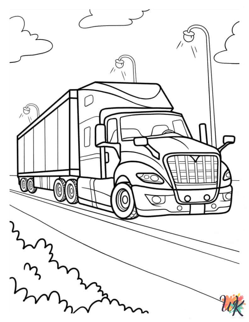 Truck Coloring Pages 27