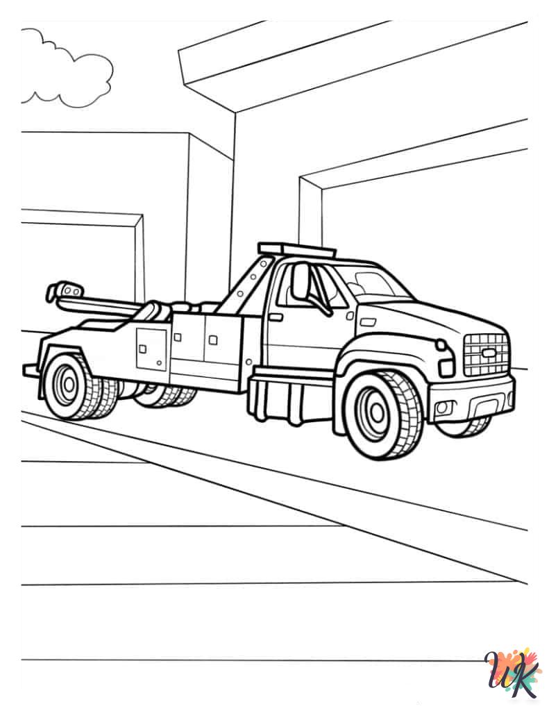 Truck Coloring Pages 31