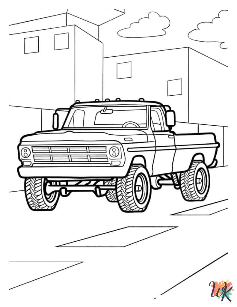 Truck Coloring Pages 33