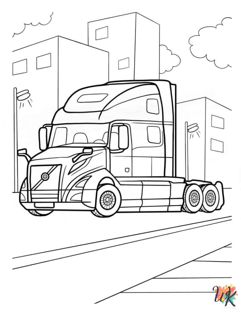 Truck Coloring Pages 34