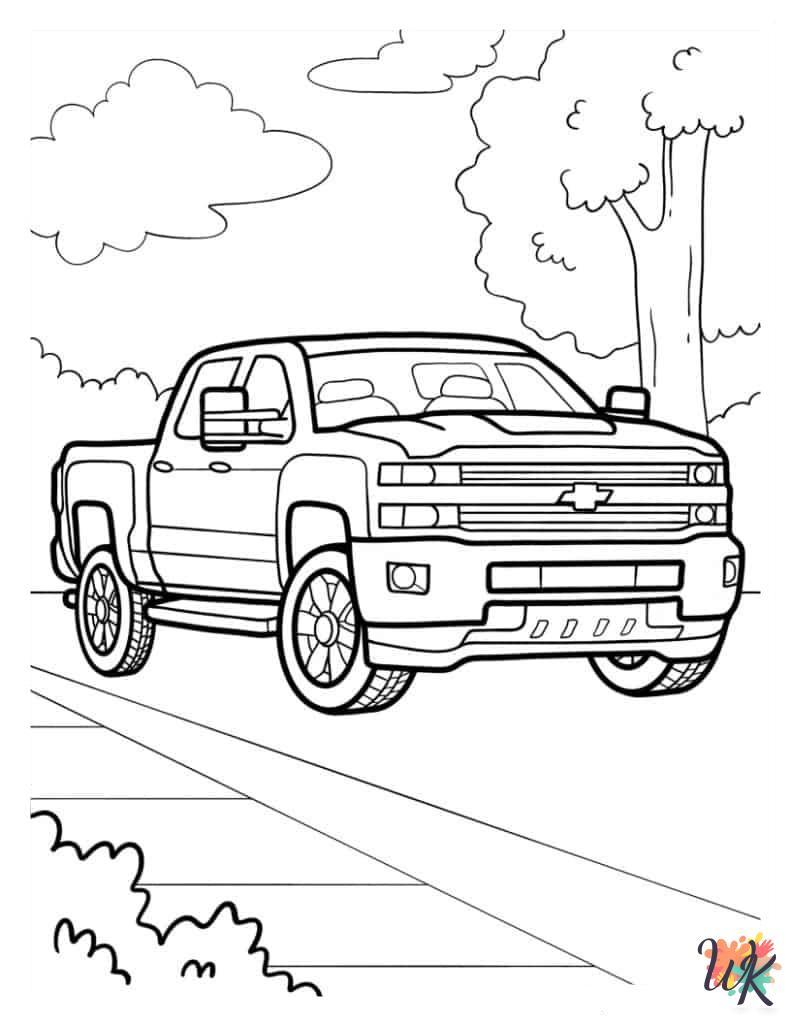 Truck Coloring Pages 4