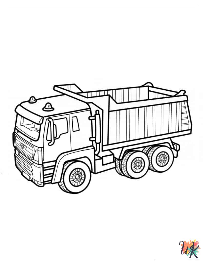 Truck Coloring Pages 5
