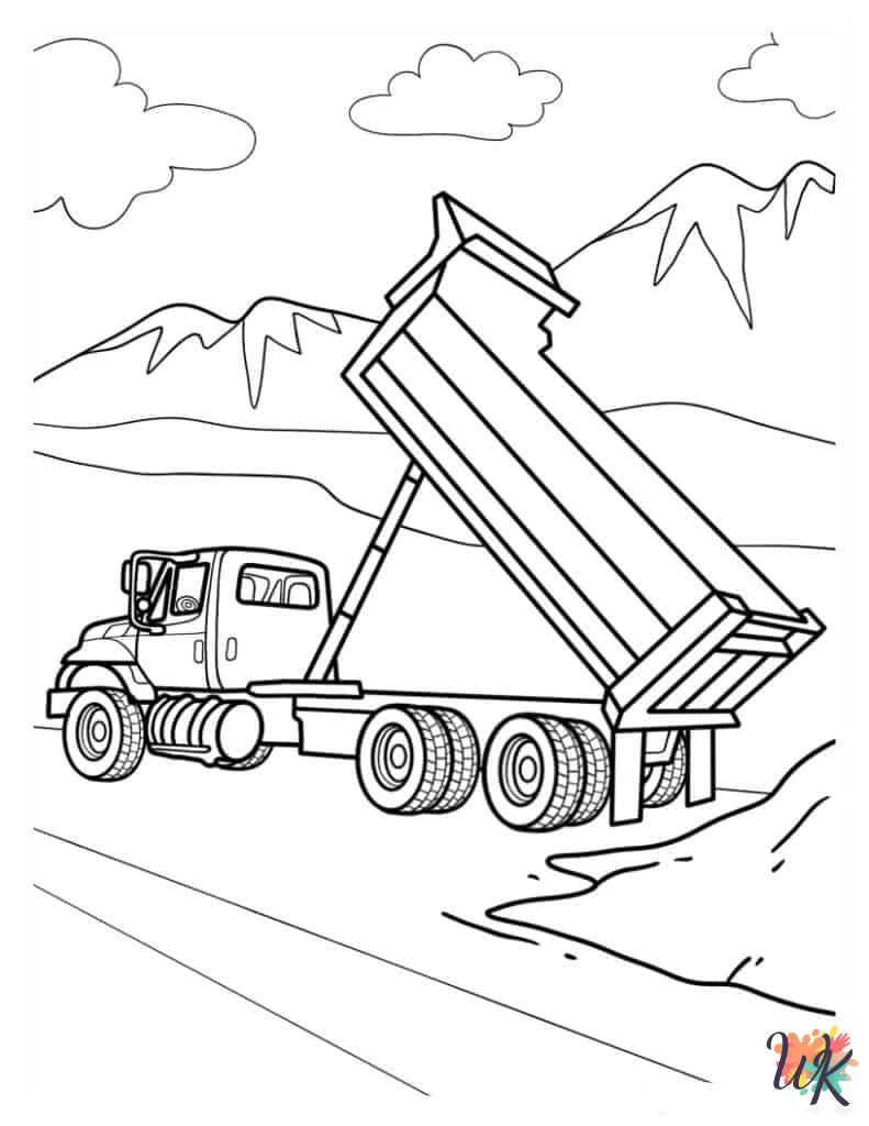 Truck Coloring Pages 6