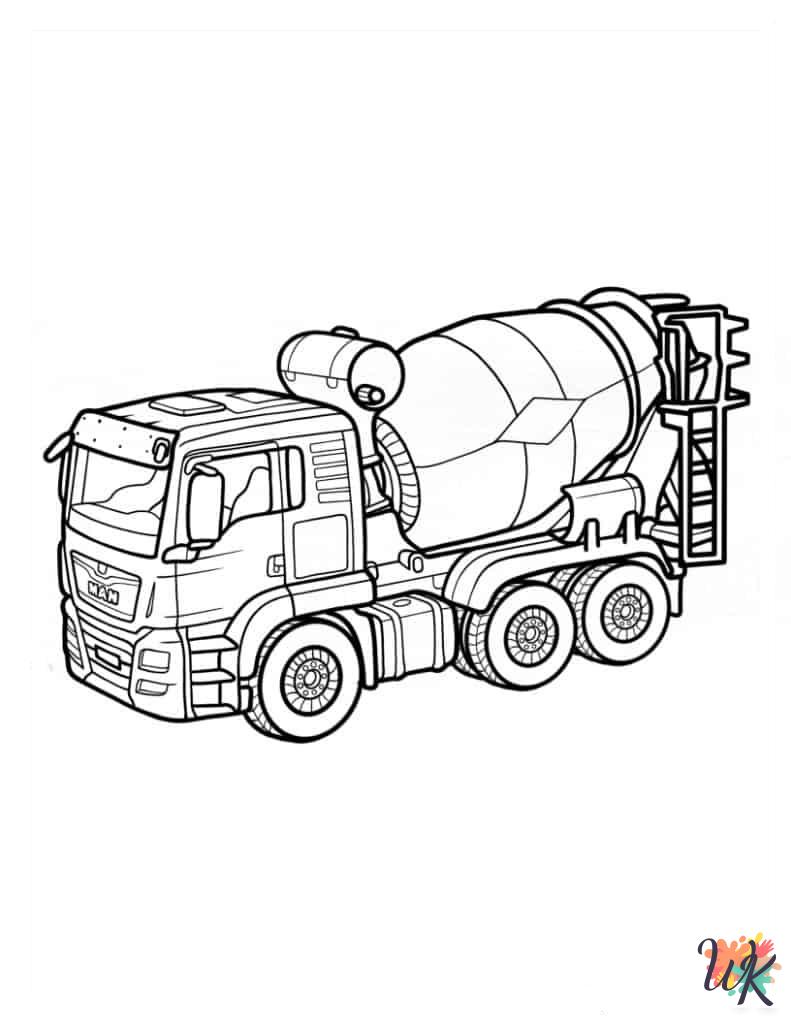 Truck Coloring Pages 8