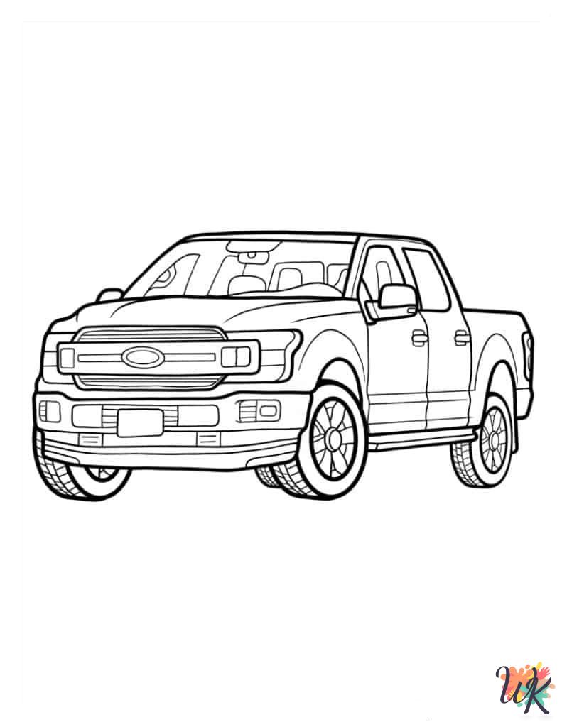 Truck Coloring Pages 9