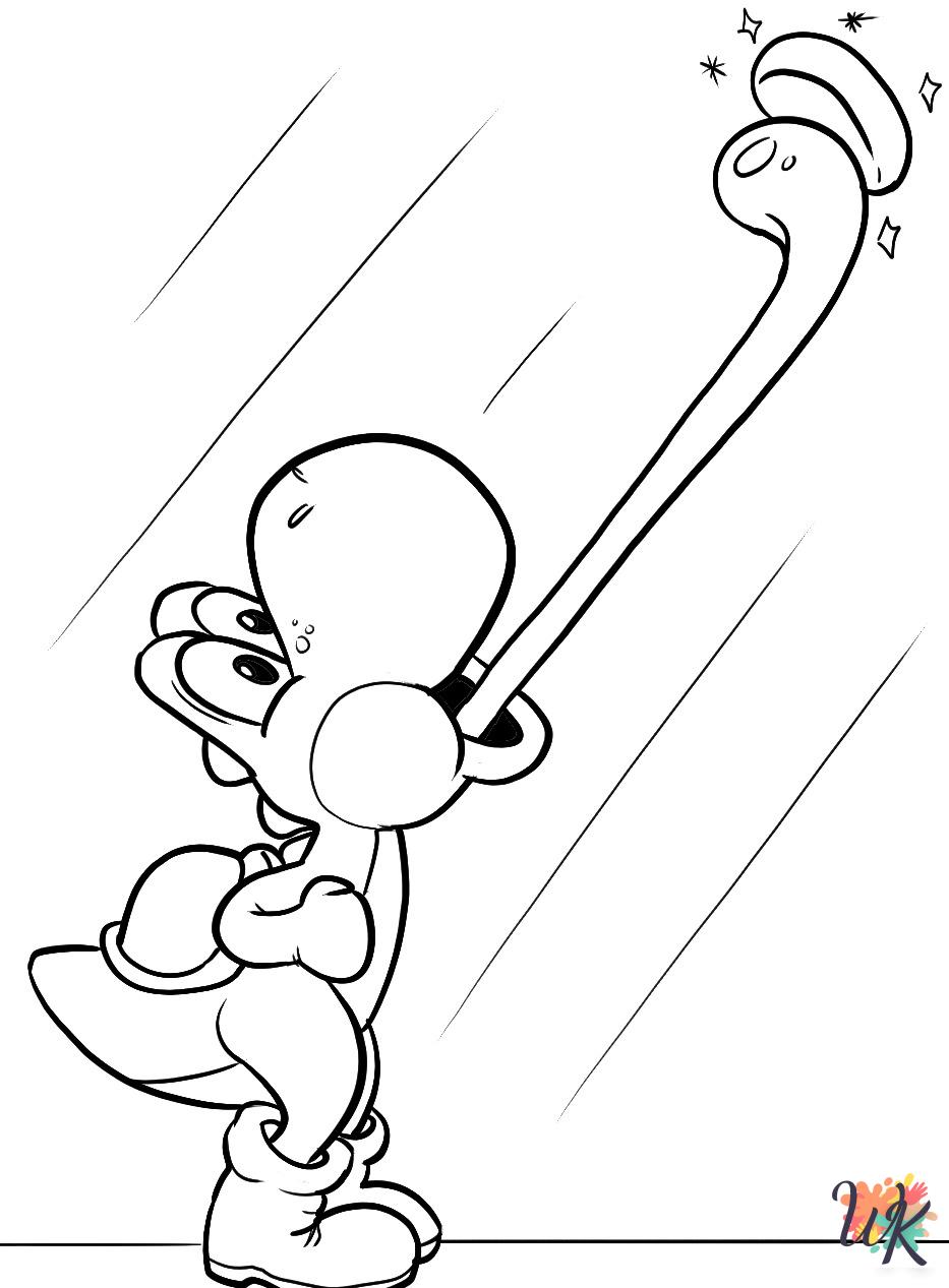 Yoshi Coloring Pages 15